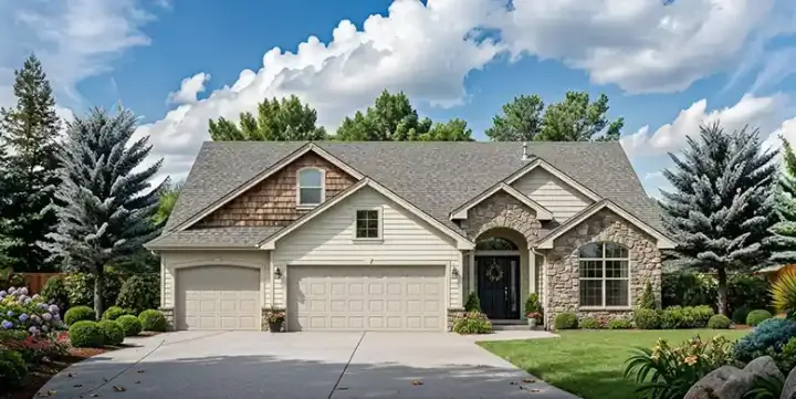 Traditional house plans 25-173 - front exterior, 1,640 sq ft, 3 bed, 2 bath house plans | Monster House Plans