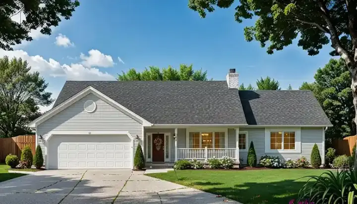 Traditional house plans 25-225 - front exterior, 1,244 sq ft, 2 bed, 2 bath house plans | Monster House Plans