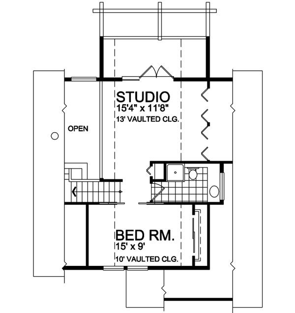 Upper/Second Floor Plan:26-104