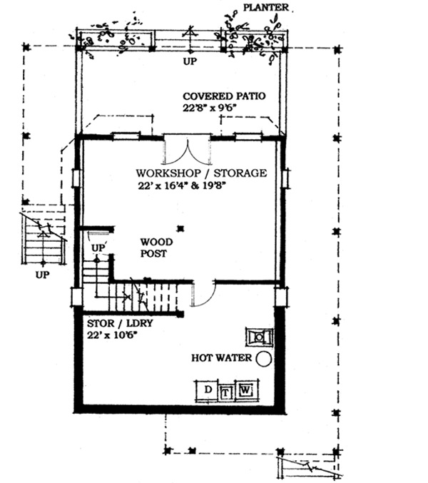 Lower Floor Plan: 26-107