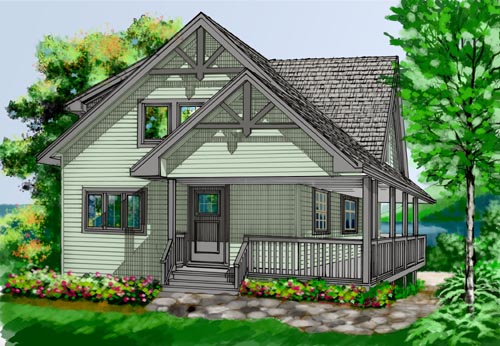 Cottage House Plan - 5 Bedrooms, 2 Bath, 1550 Sq Ft Plan 26-109