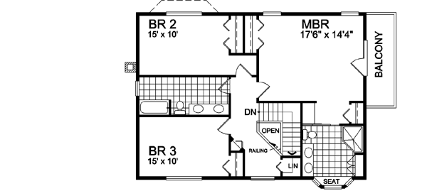 Upper/Second Floor Plan: 26-112