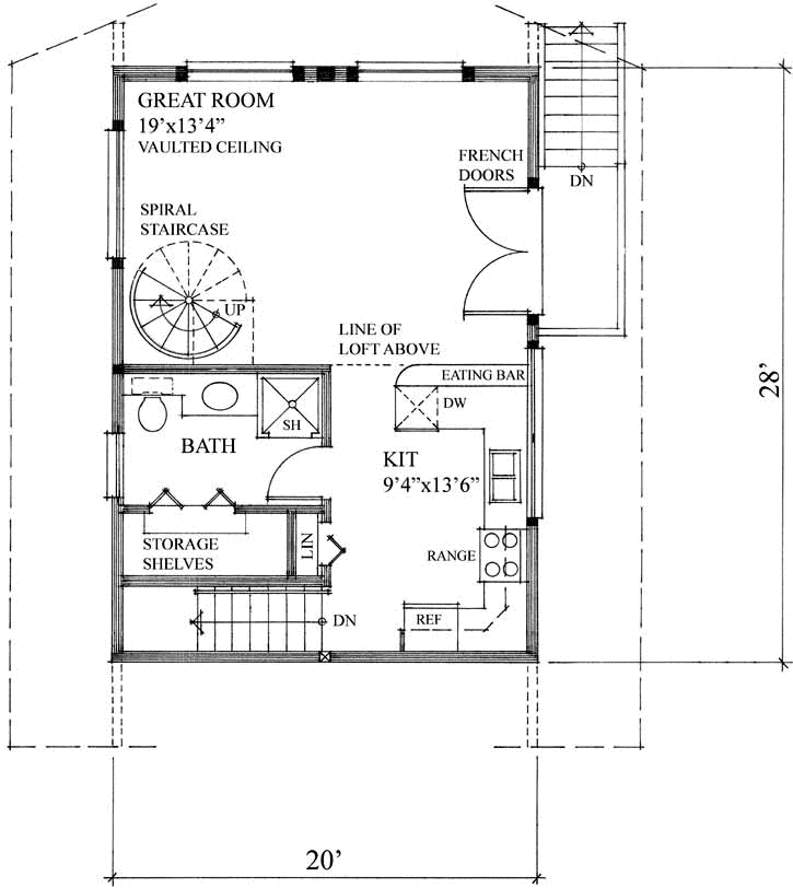 Main Floor Plan: 26-115