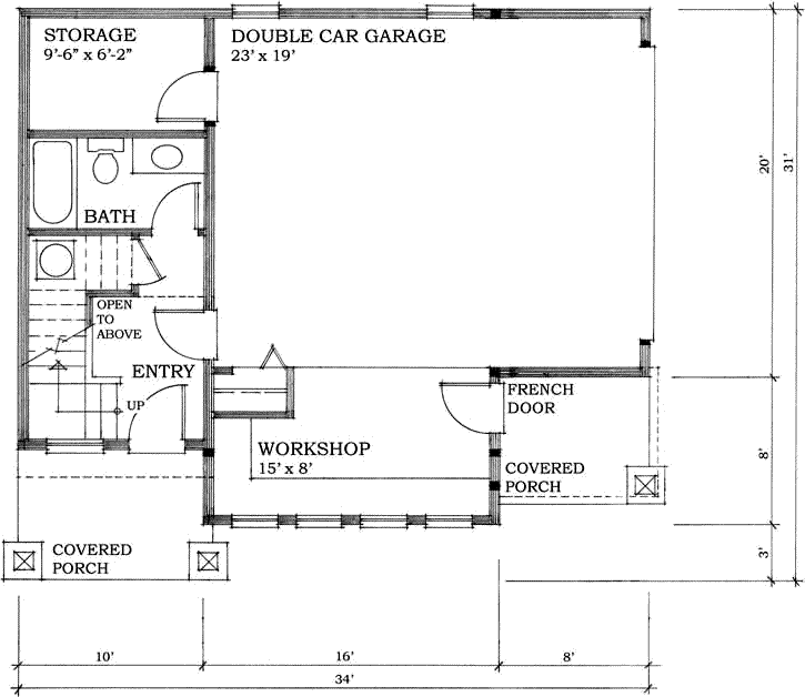 Main Floor Plan: 26-116