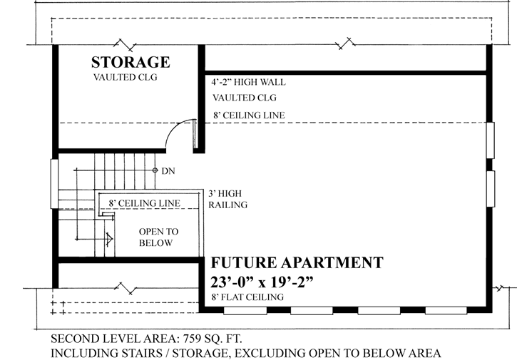 Upper/Second Floor Plan: 26-124