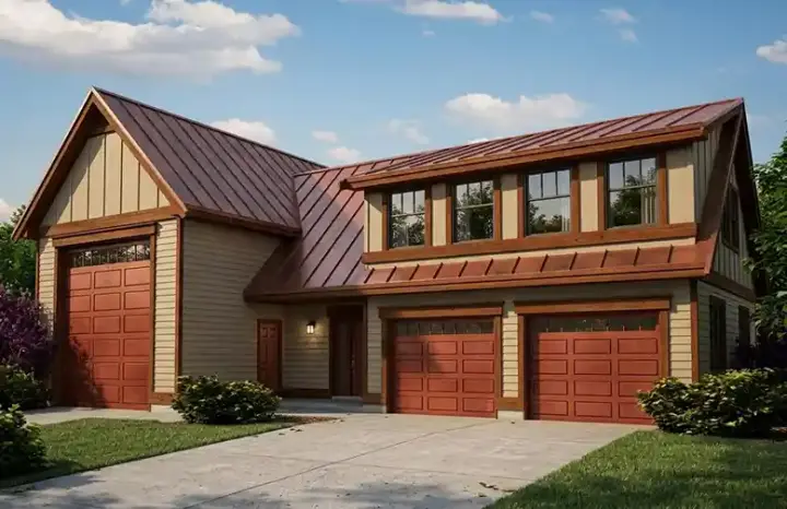 Bungalow house plans 26-127 - front exterior, 1,546 sq ft, 0 bed, 0 bath house plans | Monster House Plans