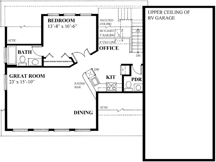 Upper/Second Floor Plan: 26-132
