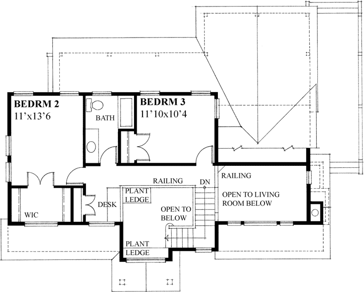 Upper/Second Floor Plan: 26-135
