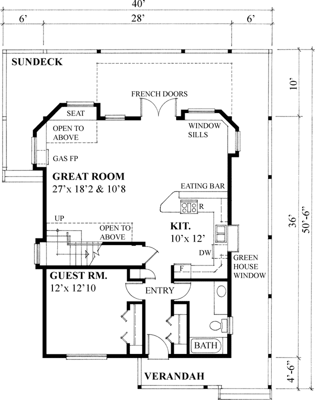 Main Floor Plan: 26-136