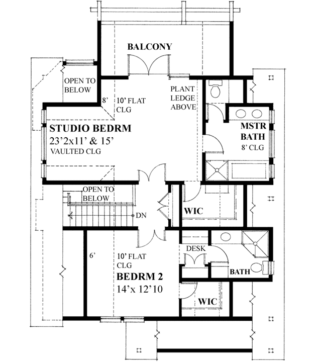 Upper/Second Floor Plan: 26-136