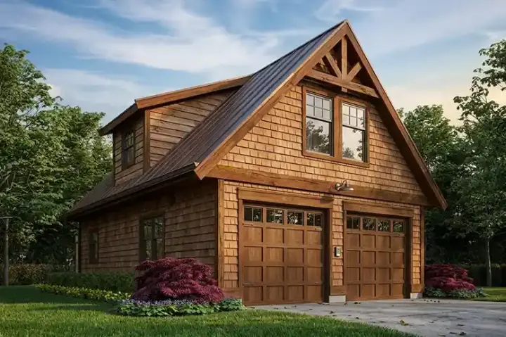 Craftsman house plans 26-150 - front exterior, 1,600 sq ft, 0 bed, 1 bath house plans | Monster House Plans