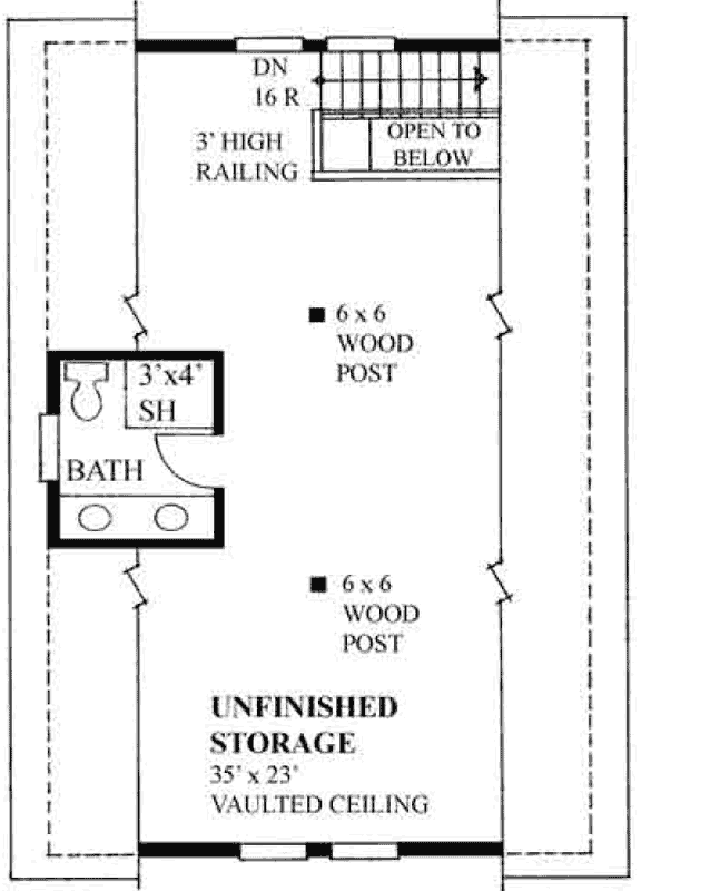 Upper/Second Floor Plan: 26-150