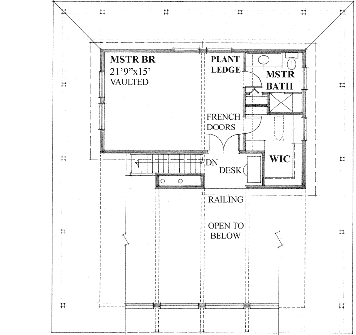 Upper/Second Floor Plan: 26-151