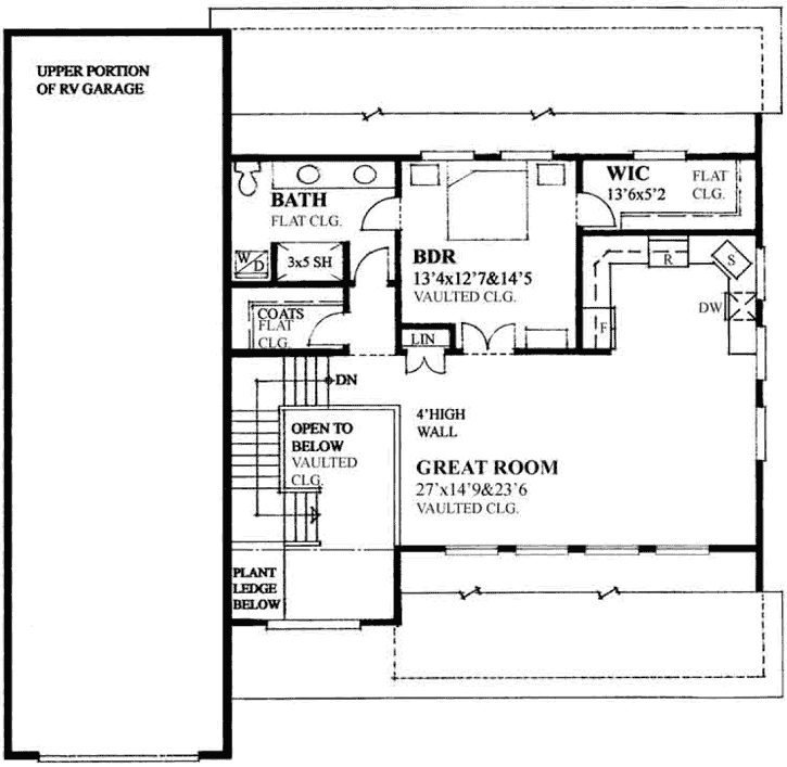 Upper/Second Floor Plan: 26-152