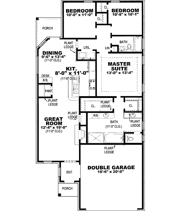 Main Floor Plan: 27-104