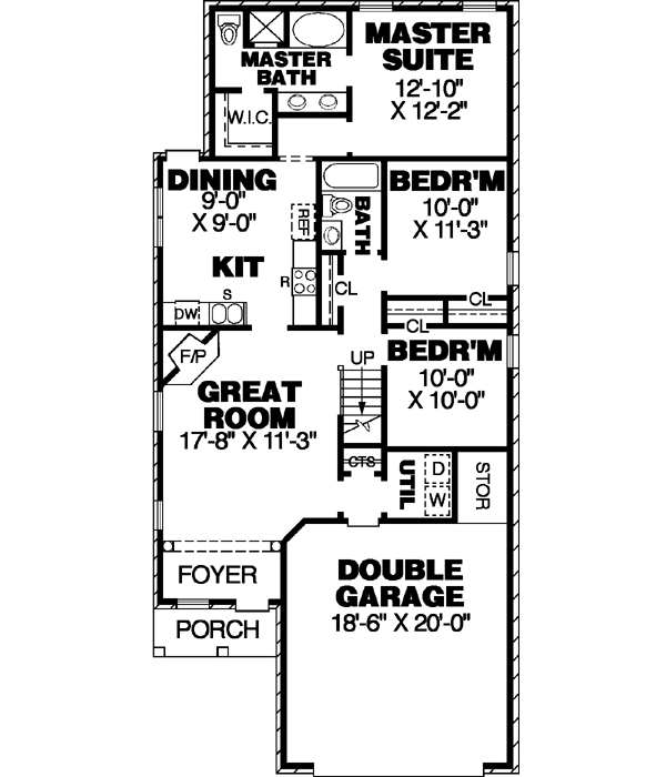 Main Floor Plan: 27-105