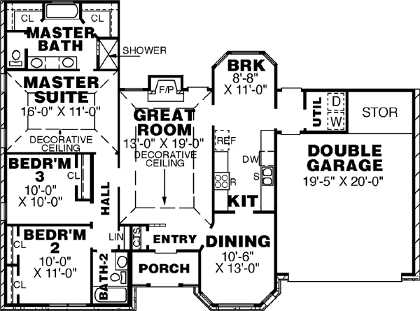 Main Floor Plan: 27-107