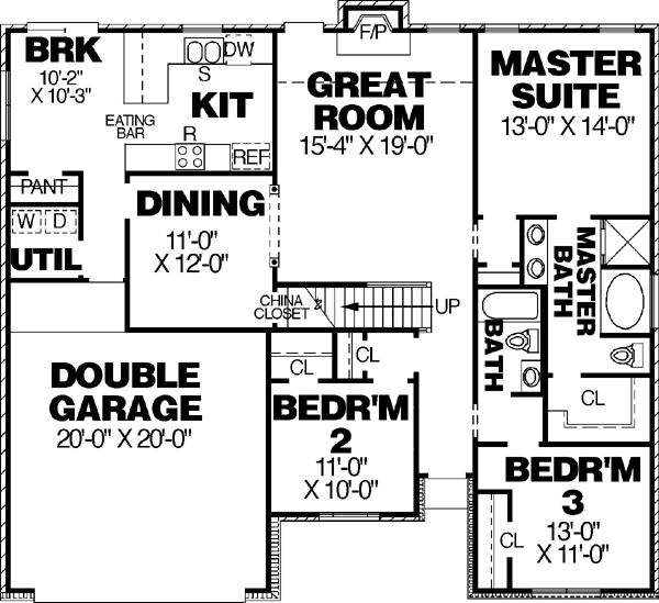 Main Floor Plan: 27-114