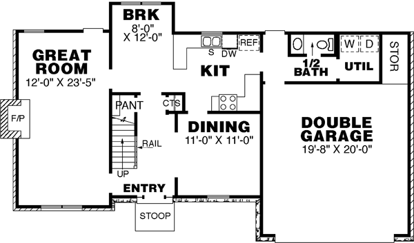Main Floor Plan: 27-115