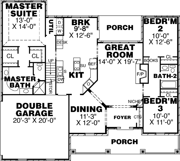 Main Floor Plan: 27-116