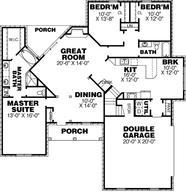 Main Floor Plan: 27-117