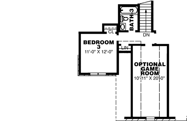 Upper/Second Floor Plan: 27-120
