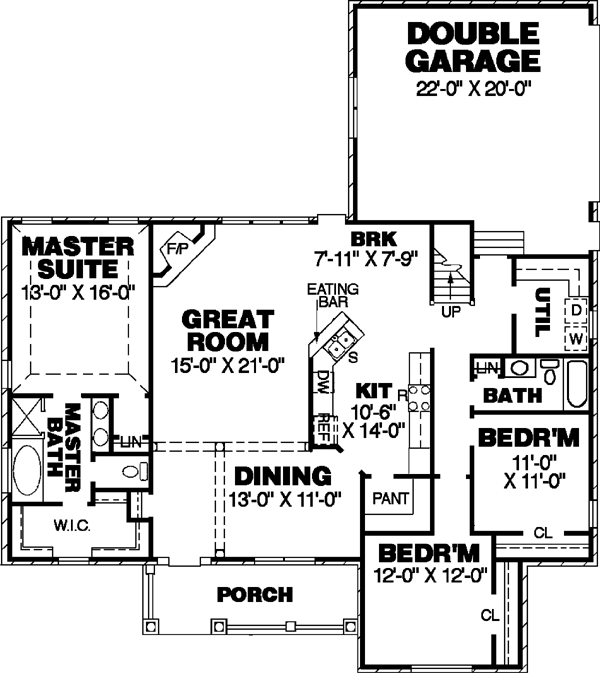 Main Floor Plan: 27-122