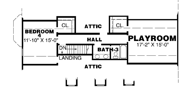 Upper/Second Floor Plan: 27-128