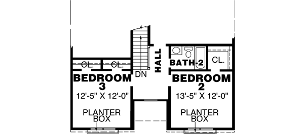 Upper/Second Floor Plan: 27-129