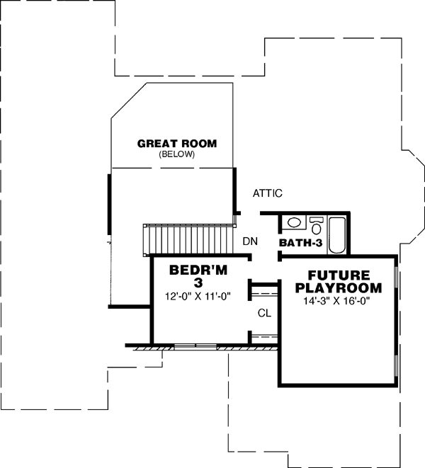 Upper/Second Floor Plan: 27-131