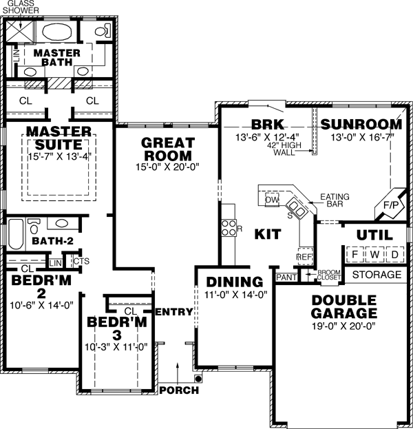 Main Floor Plan: 27-136