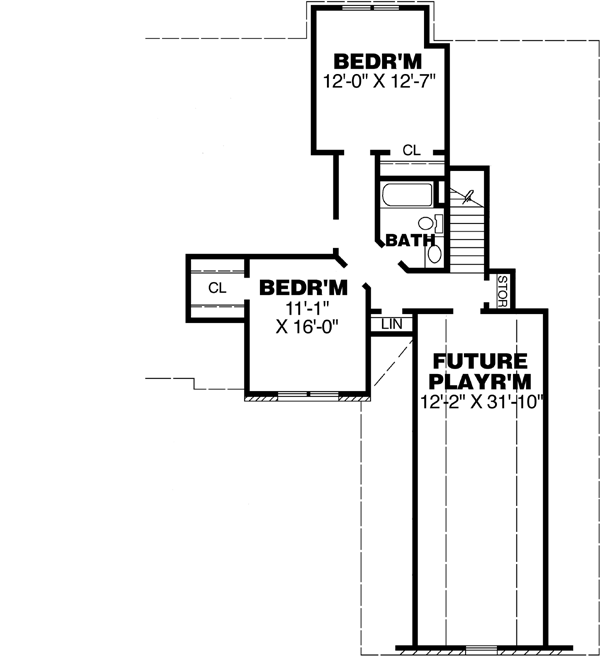 Upper/Second Floor Plan: 27-137