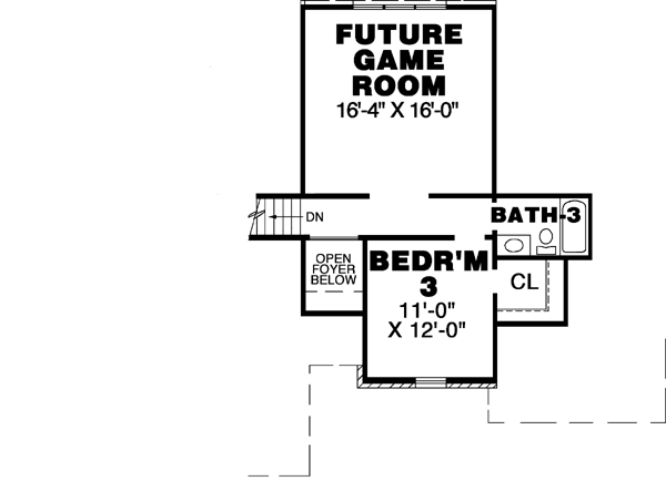 Upper/Second Floor Plan: 27-144