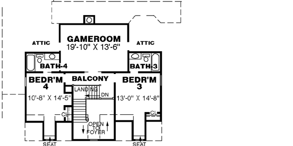 Upper/Second Floor Plan:27-146