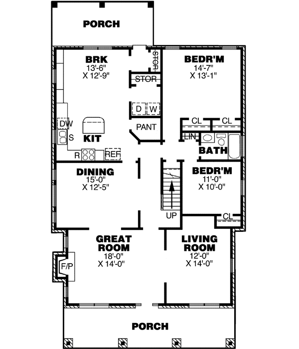 Main Floor Plan: 27-149