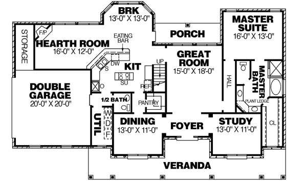 Main Floor Plan: 27-150