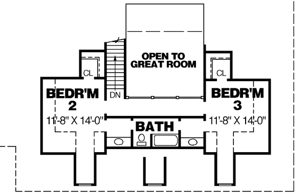 Upper/Second Floor Plan: 27-150