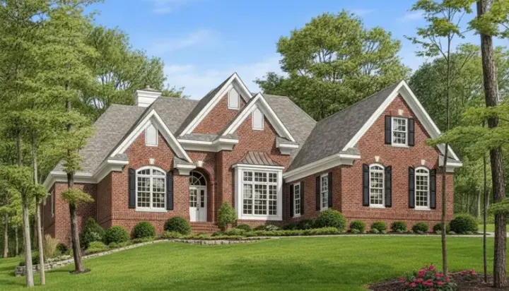 Traditional house plans 27-151 - front exterior, 2,526 sq ft, 4 bed, 3 bath house plans | Monster House Plans