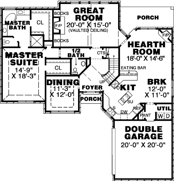 Main Floor Plan: 27-154
