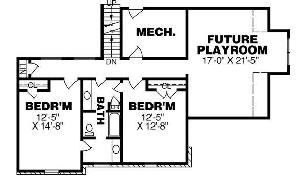 Upper/Second Floor Plan: 27-156