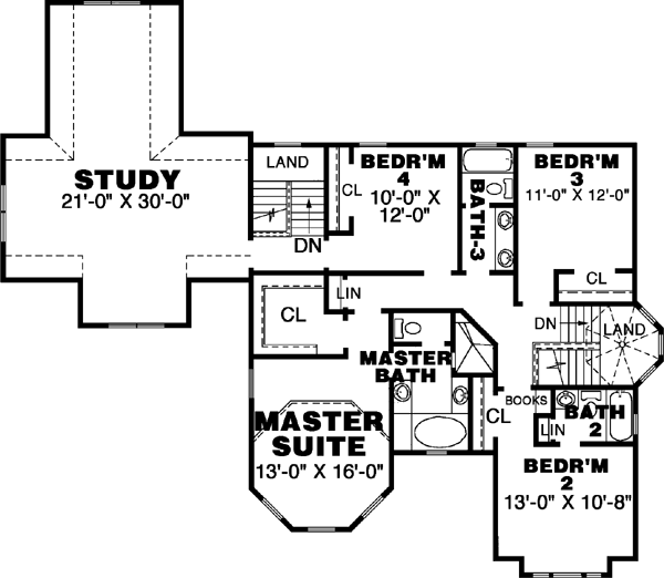 Upper/Second Floor Plan: 27-158