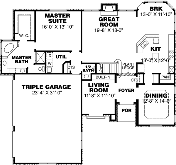 Main Floor Plan: 27-162