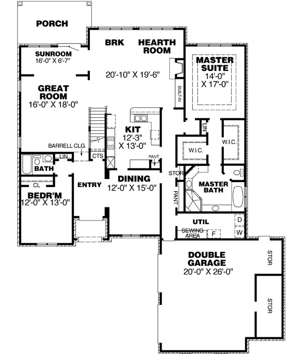 Main Floor Plan: 27-166