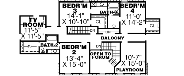 Upper/Second Floor Plan: 27-169