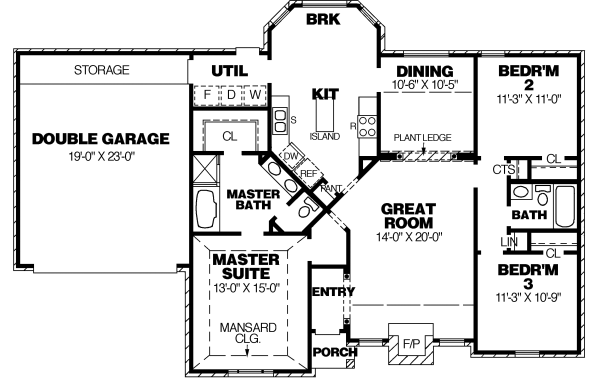 Main Floor Plan: 27-173