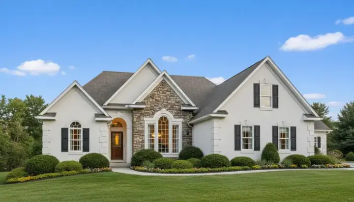 Traditional house plans 27-174 - front exterior, 1,685 sq ft, 3 bed, 2 bath house plans | Monster House Plans