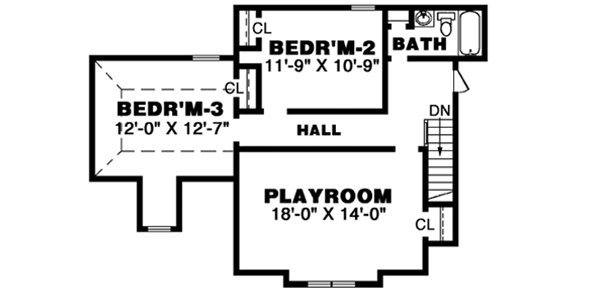 Upper/Second Floor Plan: 27-177