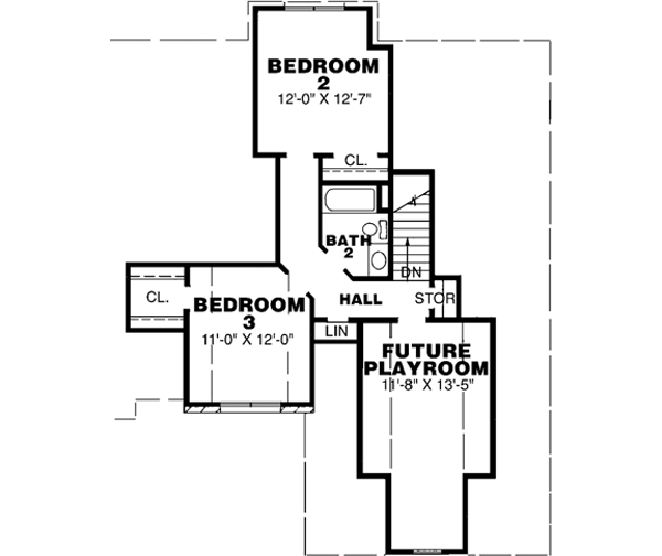 Upper/Second Floor Plan: 27-179