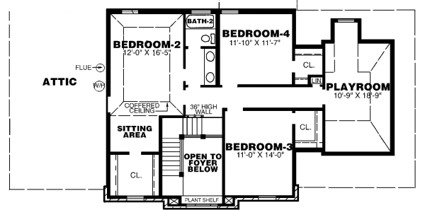 Upper/Second Floor Plan: 27-182