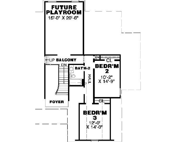 Upper/Second Floor Plan: 27-183